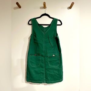 ModCloth Kelly Green Jumper Dress